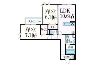 ラポール岡本の物件間取画像